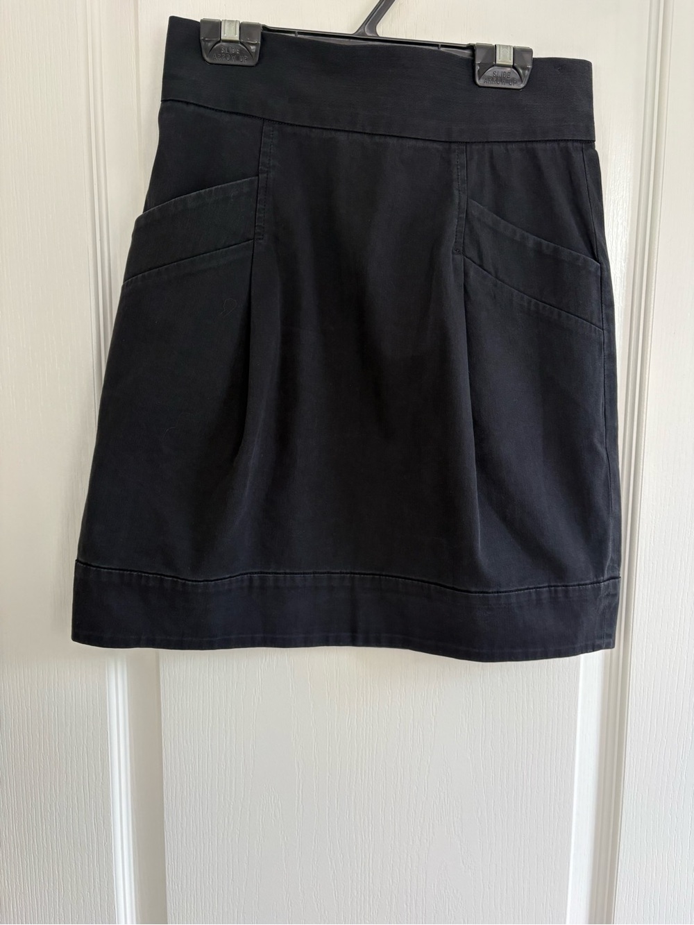 French Connection Black Mini Skirt with Front Pockets